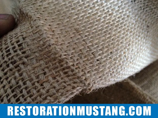 How To Reupholster the back seats in the 71 72 73 Mustang Fastback