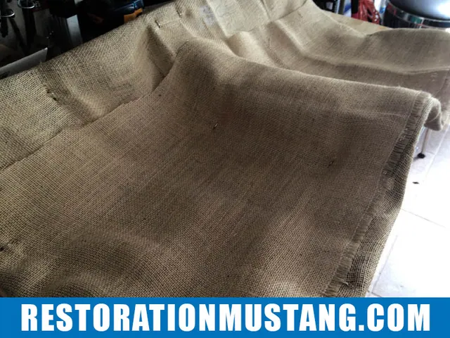 How To Reupholster the back seats in the 71 72 73 Mustang Fastback