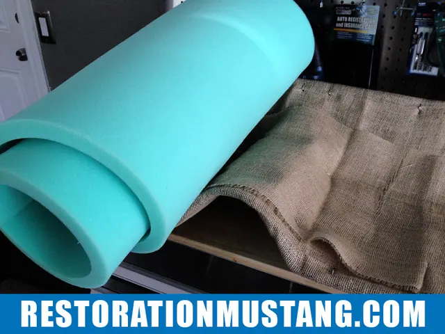 How To Reupholster the back seats in the 71 72 73 Mustang Fastback