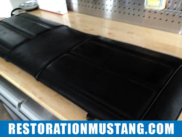 How To Reupholster the back seats in the 71 72 73 Mustang Fastback