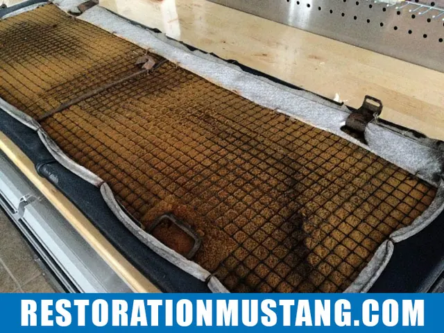 How To Reupholster the back seats in the 71 72 73 Mustang Fastback