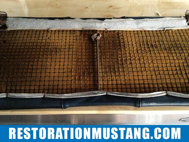 How To Reupholster the back seats in the 71 72 73 Mustang Fastback