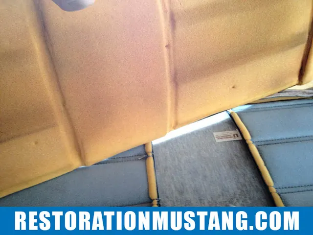 How To Reupholster the back seats in the 71 72 73 Mustang Fastback