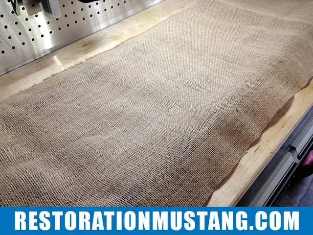 How To Reupholster the back seats in the 71 72 73 Mustang Fastback