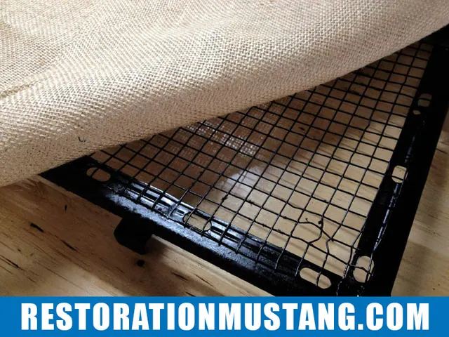 How To Reupholster the back seats in the 71 72 73 Mustang Fastback