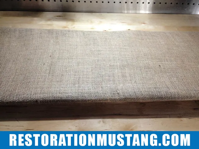 How To Reupholster the back seats in the 71 72 73 Mustang Fastback