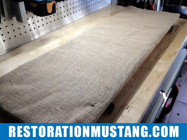 How To Reupholster the back seats in the 71 72 73 Mustang Fastback