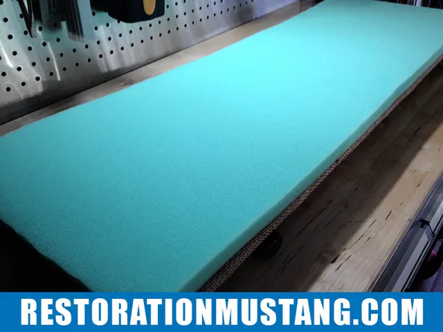 How To Reupholster the back seats in the 71 72 73 Mustang Fastback