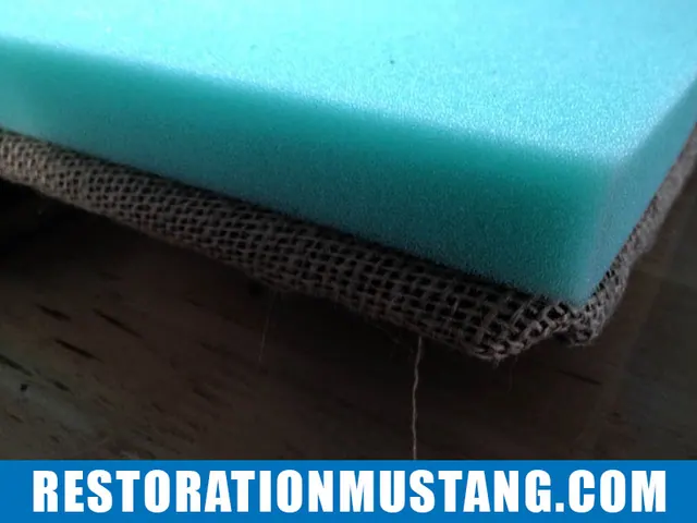 How To Reupholster the back seats in the 71 72 73 Mustang Fastback