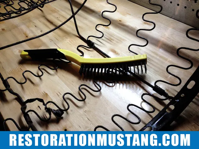 How To Reupholster the back seats in the 71 72 73 Mustang Fastback