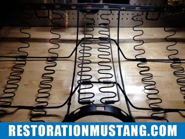 How To Reupholster the back seats in the 71 72 73 Mustang Fastback