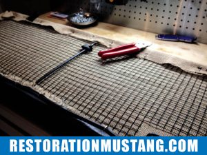 How To Upholster the Upper & Lower Back Seats in 71 72 73 Mustang Fastback