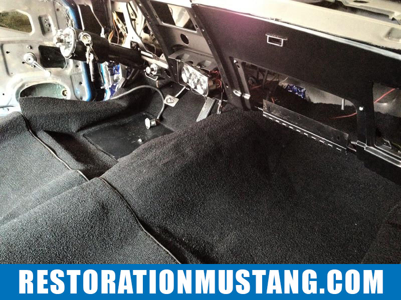 Carpet Kit 71 72 73 Ford Mustang Fastback in Black