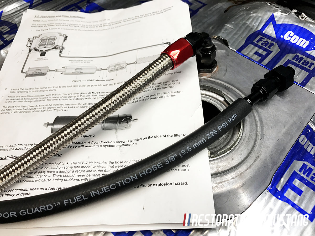 How to install a fuel return line for EFI