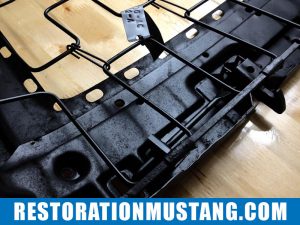 Passenger seat disassembly & preparation for upholstery 71 72 73 mustang