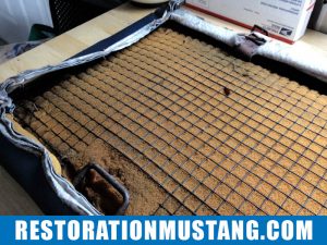 How To Reupholster the back seats in the 71 72 73 Mustang Fastback