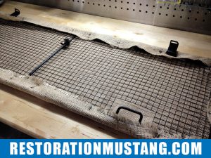 How To Reupholster the back seats in the 71 72 73 Mustang Fastback